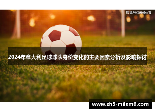 2024年意大利足球球队身价变化的主要因素分析及影响探讨