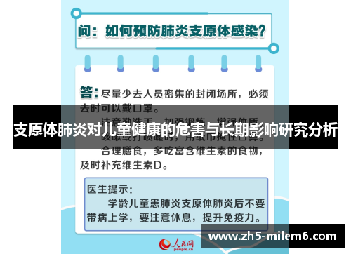 支原体肺炎对儿童健康的危害与长期影响研究分析
