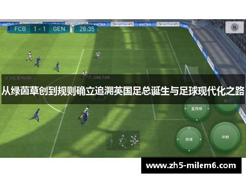 从绿茵草创到规则确立追溯英国足总诞生与足球现代化之路